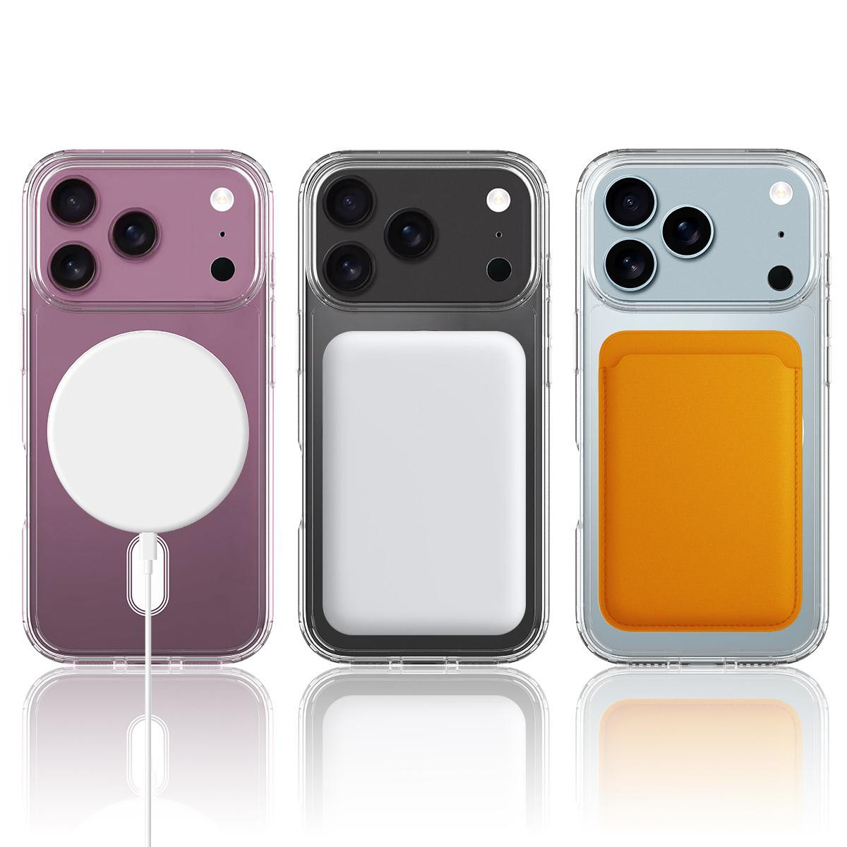 Funda Magnética Transparente para Iphone 17 Pro (6.3)