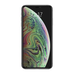 Protector Cristal Templado Frontal Completo Negro para Iphone XS Max Vidrio 2