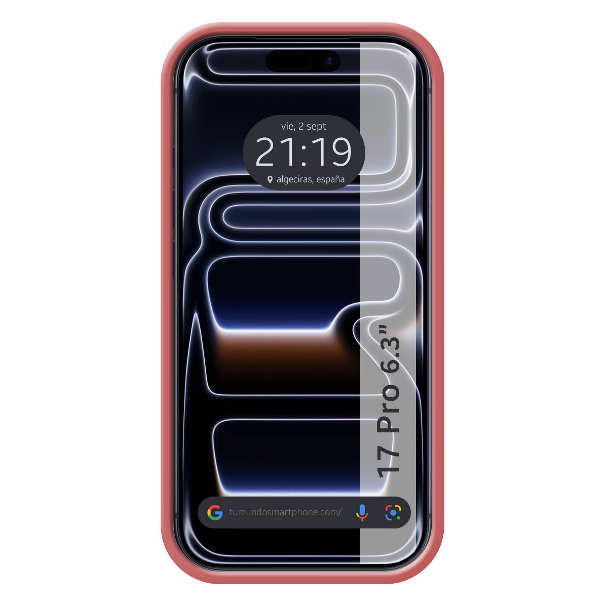 Funda Silicona Líquida Ultra Suave para Iphone 17 Pro (6.3) color Rosa