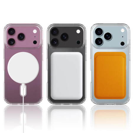 Funda Magnética Transparente para Iphone 17 Pro Max (6.9)