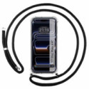 Funda Colgante Transparente para Iphone 17 Pro Max (6.9) con Cordon Negro