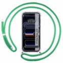 Funda Colgante Transparente para Iphone 17 Pro Max (6.9) con Cordon Verde Agua