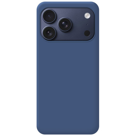 Funda Silicona Líquida Ultra Suave para Iphone 17 Pro Max (6.9) color Azul