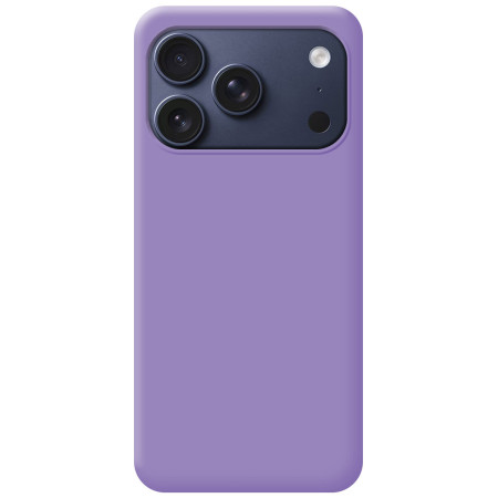 Funda Silicona Líquida Ultra Suave para Iphone 17 Pro Max (6.9) color Morada