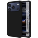 Funda Silicona Líquida Ultra Suave para Iphone 17 Pro Max (6.9) color Negra