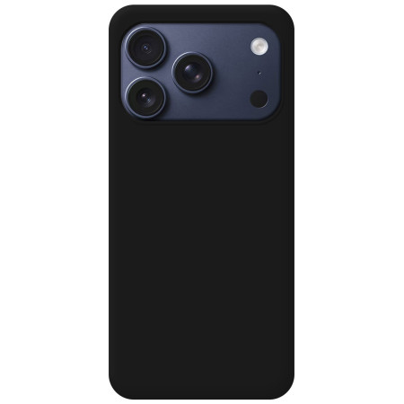Funda Silicona Líquida Ultra Suave para Iphone 17 Pro Max (6.9) color Negra