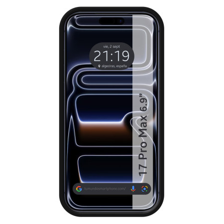 Funda Silicona Líquida Ultra Suave para Iphone 17 Pro Max (6.9) color Negra