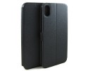 Funda Soporte Piel Negra para Iphone XR Flip Libro
