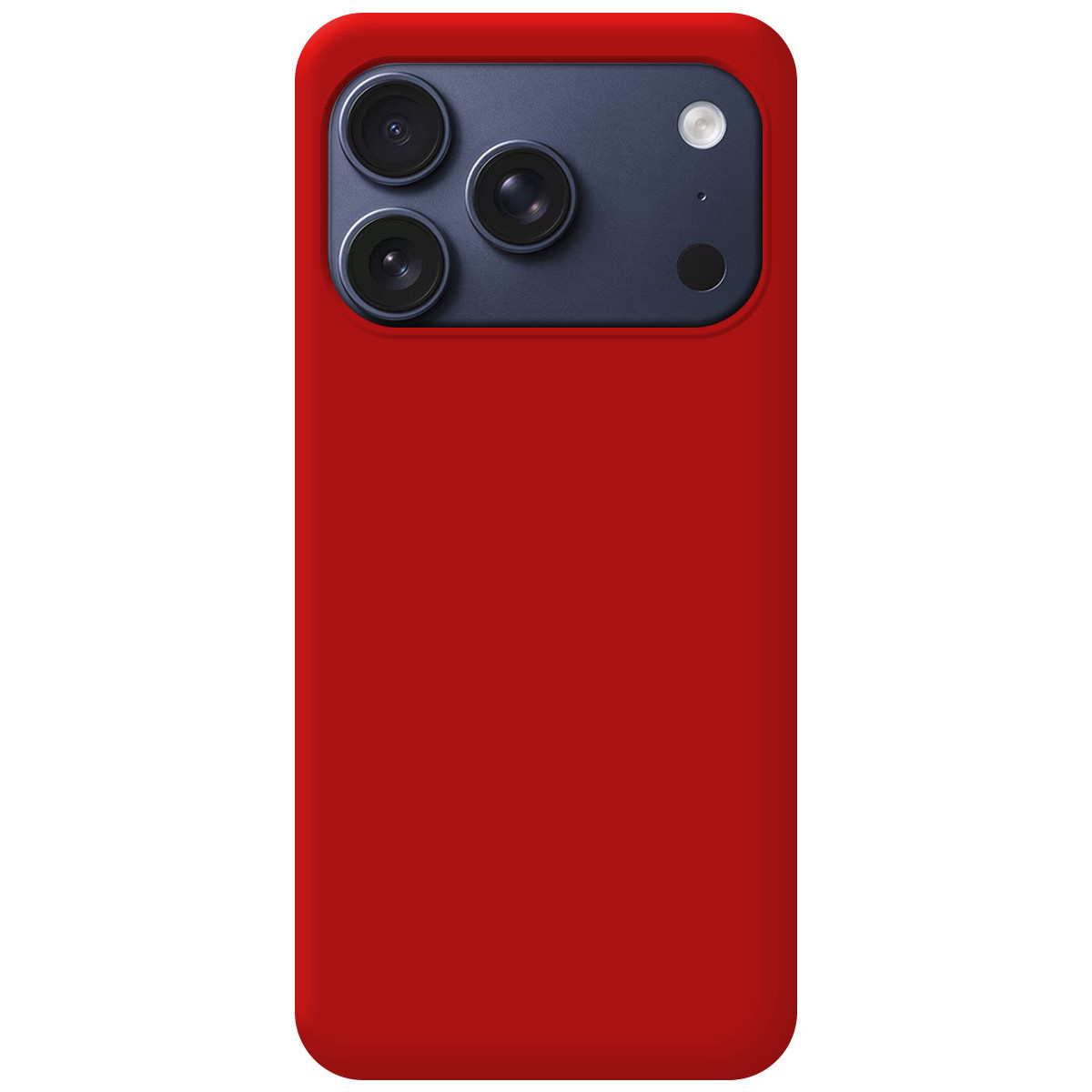 Funda Silicona Líquida Ultra Suave para Iphone 17 Pro Max (6.9) color Roja