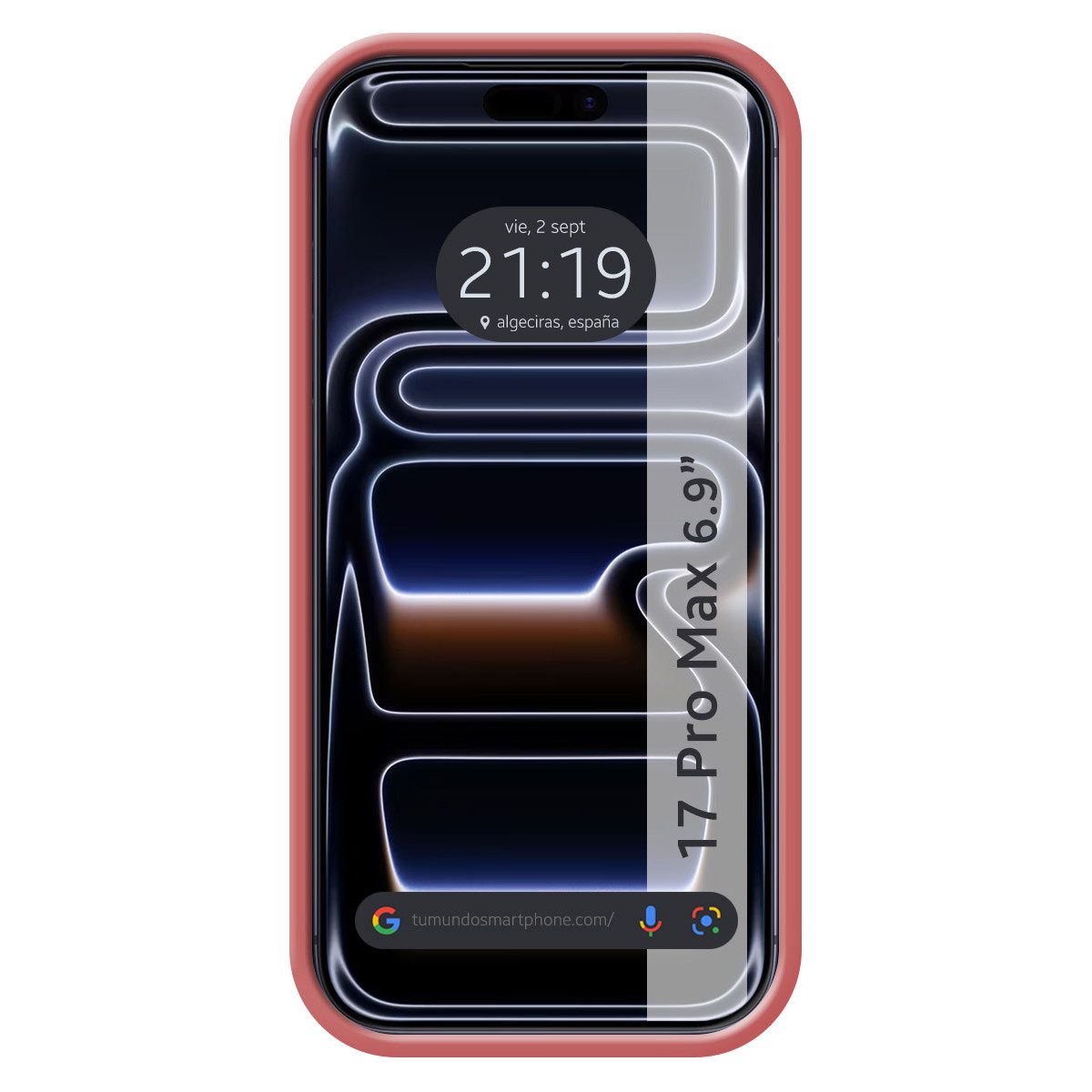 Funda Silicona Líquida Ultra Suave para Iphone 17 Pro Max (6.9) color Rosa