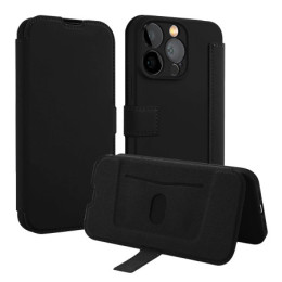 Funda Silicona Suave con Tapa para Iphone 17 Pro Max (6.9) color Negra