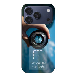 Personaliza tu Funda Silicona Gel Tpu Negra con tu Fotografia para Iphone 17 Pro Max (6.9) Dibujo Personalizada