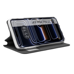 Funda Libro Soporte con Ventana para Iphone 17 Pro Max (6.9) color Negra 2