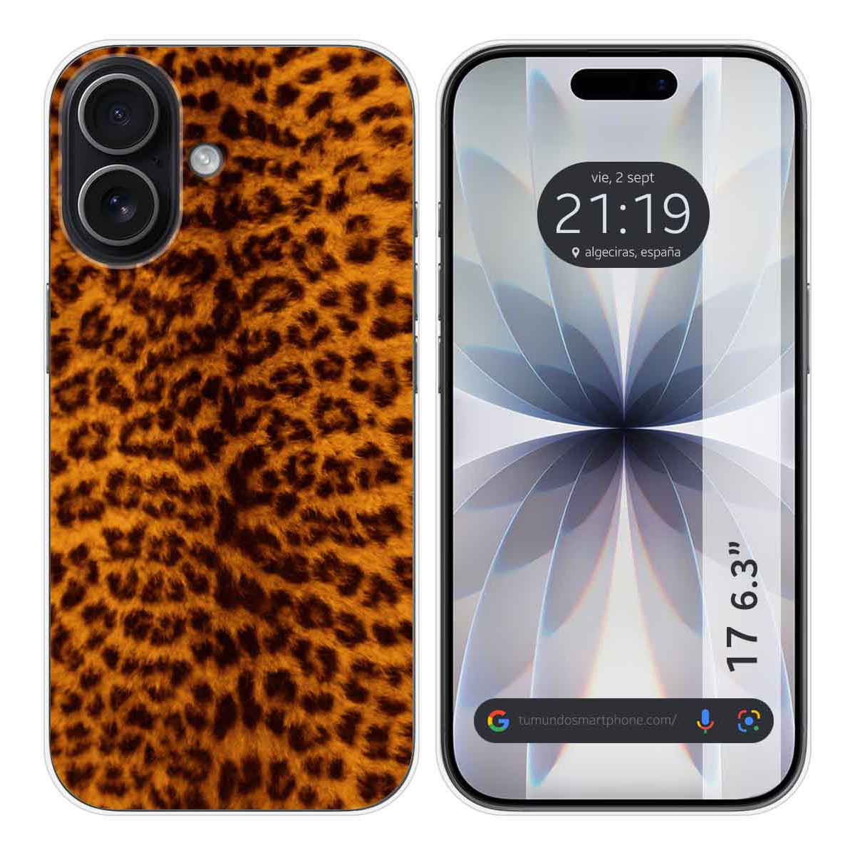 Funda Silicona para Iphone 17 (6.3) diseño Animal 03 Dibujos