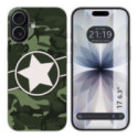 Funda Silicona para Iphone 17 (6.3) diseño Camuflaje 01 Dibujos