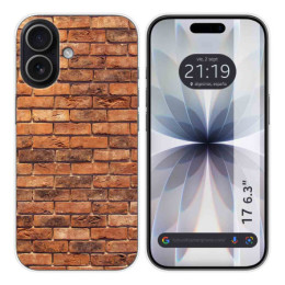 Funda Silicona para Iphone 17 (6.3) diseño Ladrillo 04 Dibujos