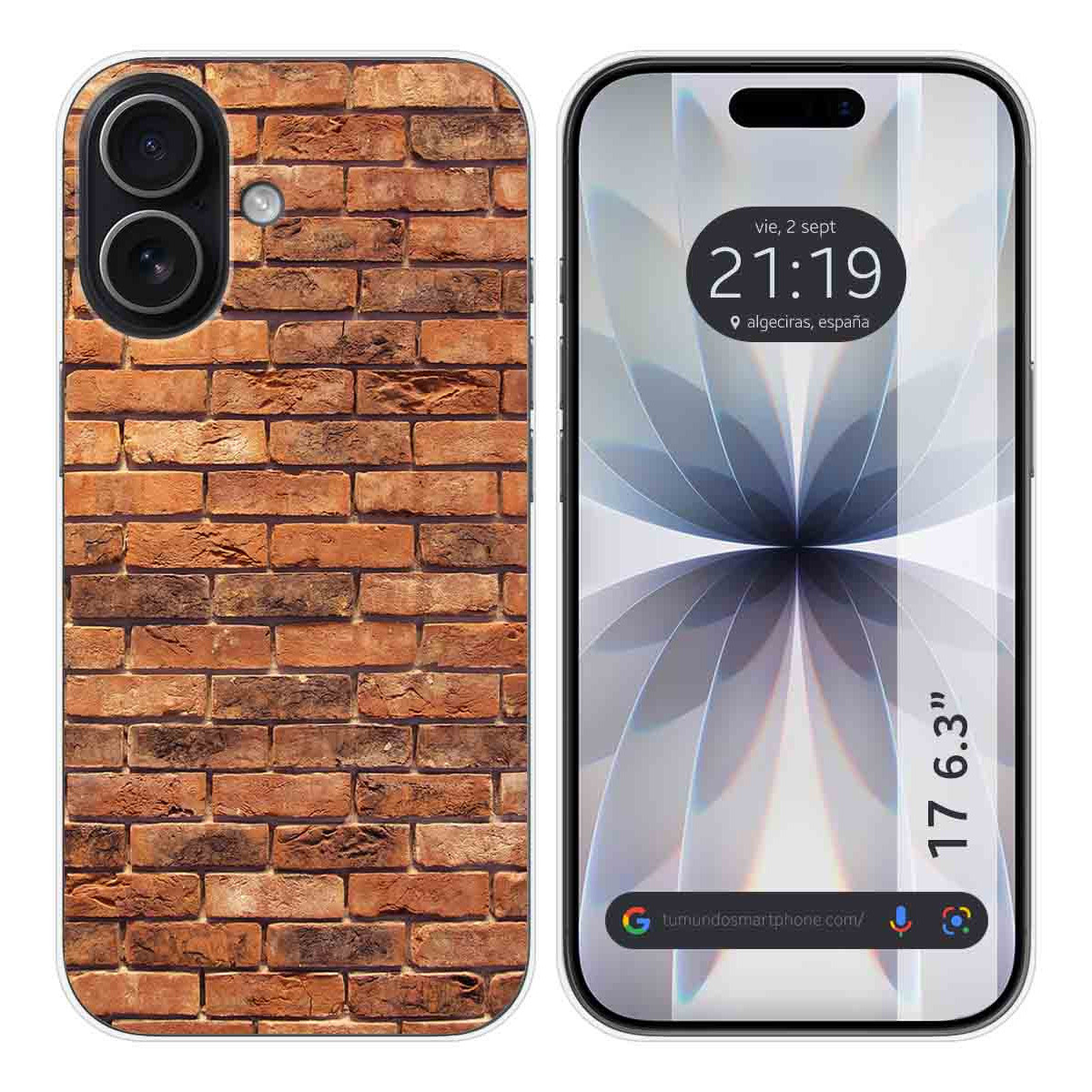 Funda Silicona para Iphone 17 (6.3) diseño Ladrillo 04 Dibujos