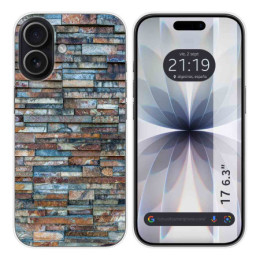 Funda Silicona para Iphone 17 (6.3) diseño Ladrillo 05 Dibujos