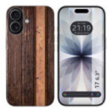 Funda Silicona para Iphone 17 (6.3) diseño Madera 05 Dibujos