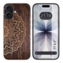 Funda Silicona para Iphone 17 (6.3) diseño Madera 06 Dibujos