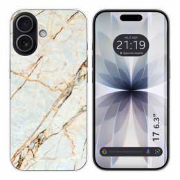 Funda Silicona para Iphone 17 (6.3) diseño Mármol 13 Dibujos