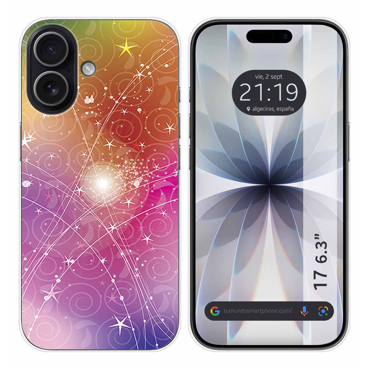 Funda Silicona para Iphone 17 (6.3) diseño Abstracto Dibujos