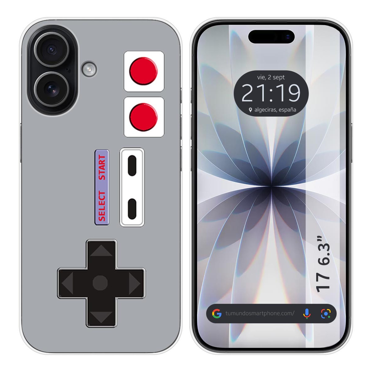 Funda Silicona para Iphone 17 (6.3) diseño Consola Dibujos