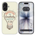 Funda Silicona para Iphone 17 (6.3) diseño Creativity Dibujos