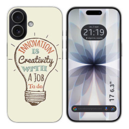Funda Silicona para Iphone 17 (6.3) diseño Creativity Dibujos