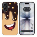 Funda Silicona para Iphone 17 (6.3) diseño Helado Chocolate Dibujos