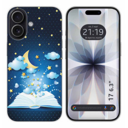 Funda Silicona para Iphone 17 (6.3) diseño Libro Cuentos Dibujos