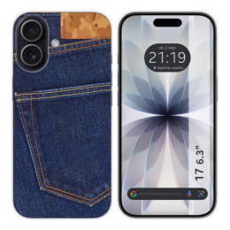 Funda Silicona para Iphone 17 (6.3) diseño Vaquero Dibujos