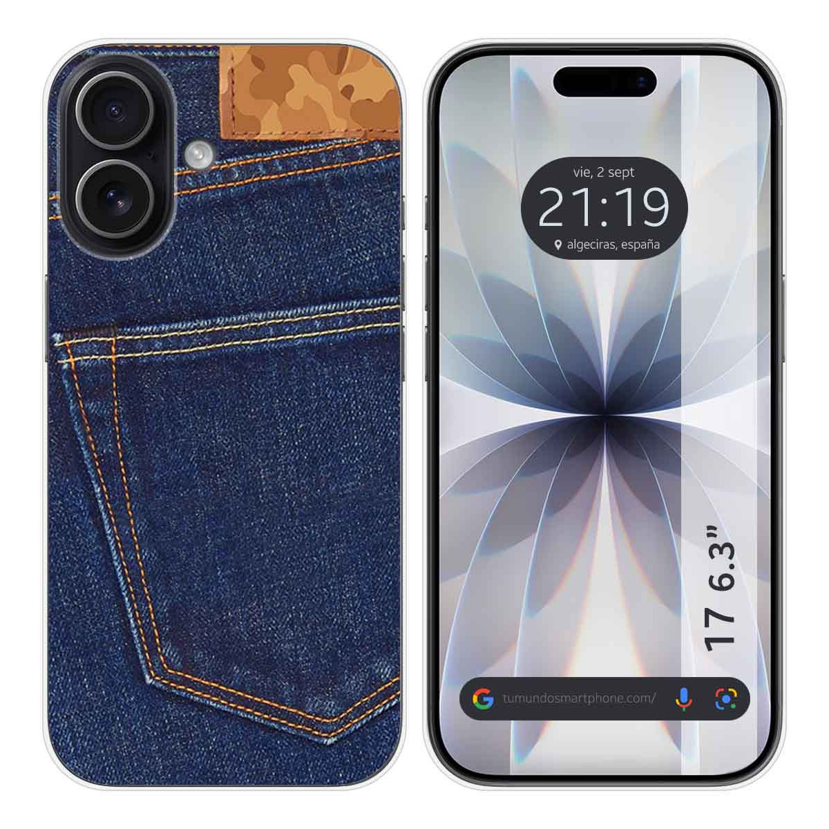 Funda Silicona para Iphone 17 (6.3) diseño Vaquero Dibujos