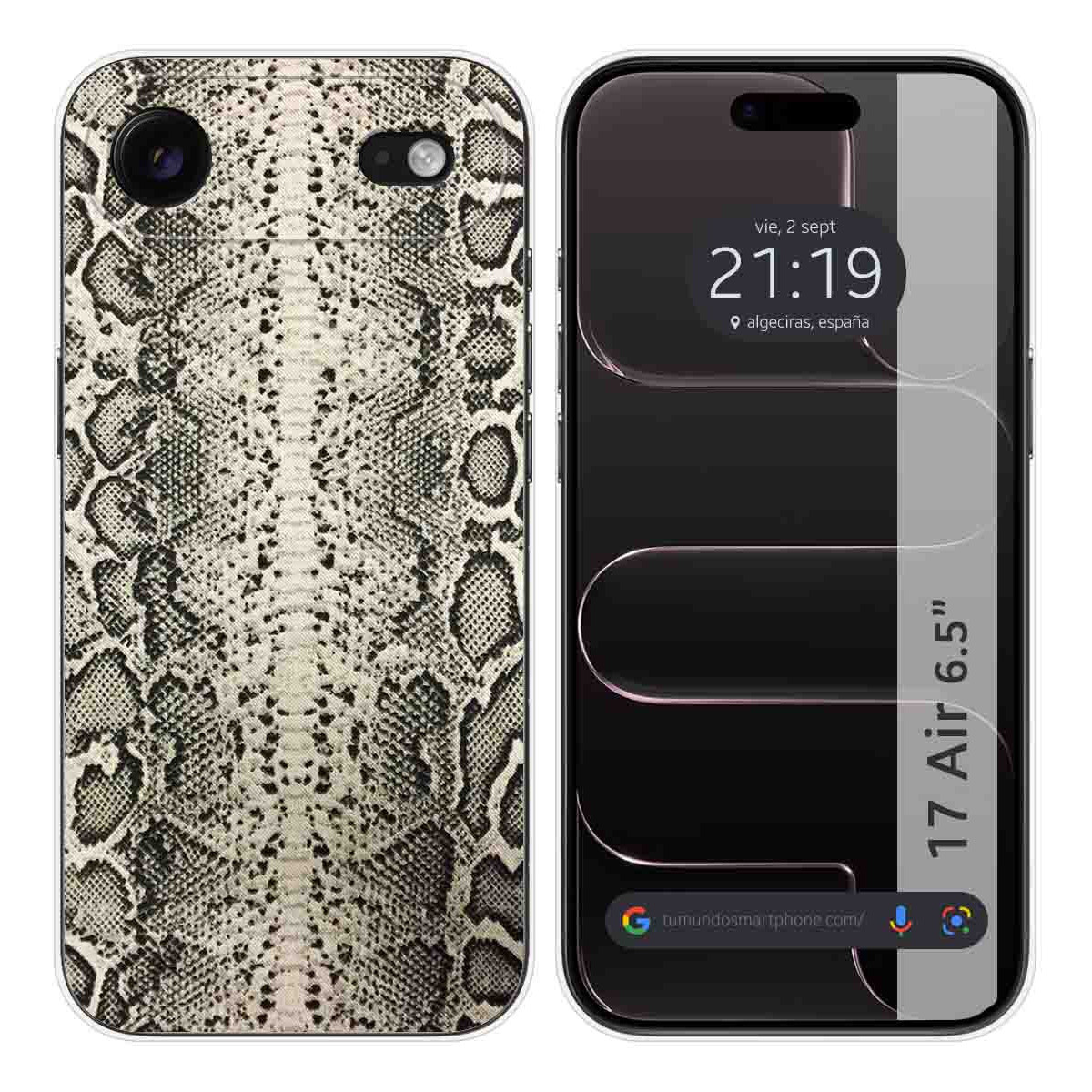 Funda Silicona para Iphone 17 Air (6.5) diseño Animal 01 Dibujos