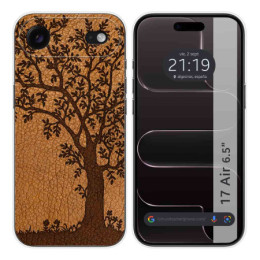 Funda Silicona para Iphone 17 Air (6.5) diseño Cuero 03 Dibujos
