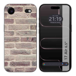 Funda Silicona para Iphone 17 Air (6.5) diseño Ladrillo 01 Dibujos