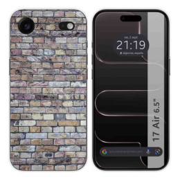 Funda Silicona para Iphone 17 Air (6.5) diseño Ladrillo 02 Dibujos