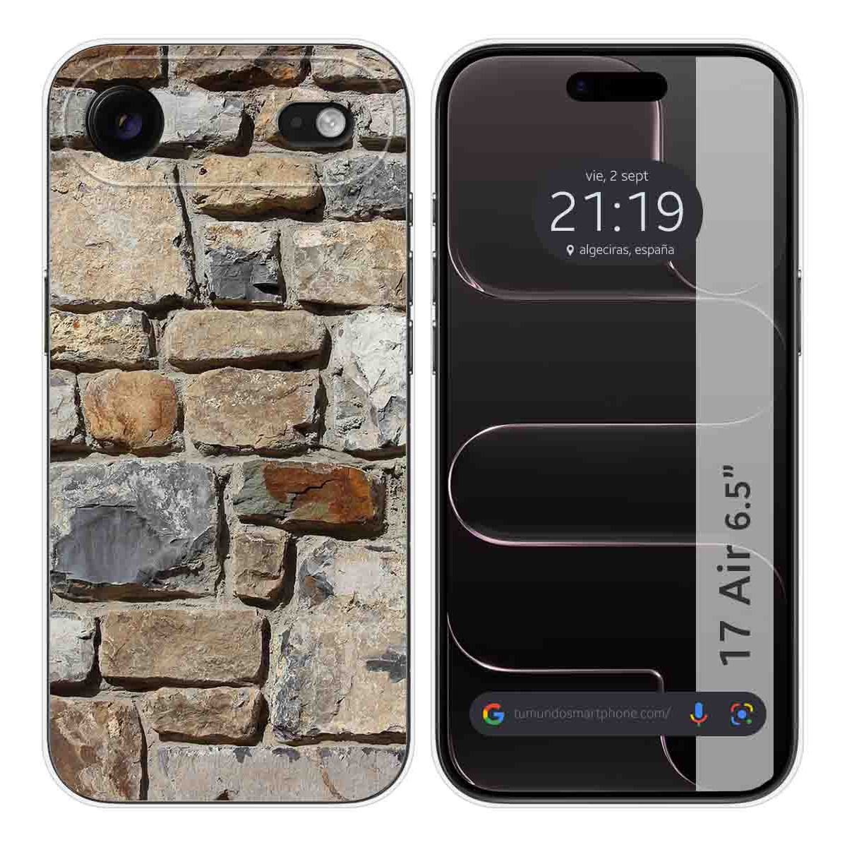 Funda Silicona para Iphone 17 Air (6.5) diseño Ladrillo 03 Dibujos