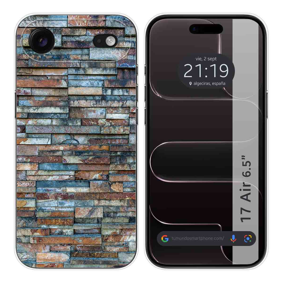 Funda Silicona para Iphone 17 Air (6.5) diseño Ladrillo 05 Dibujos