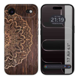 Funda Silicona para Iphone 17 Air (6.5) diseño Madera 06 Dibujos