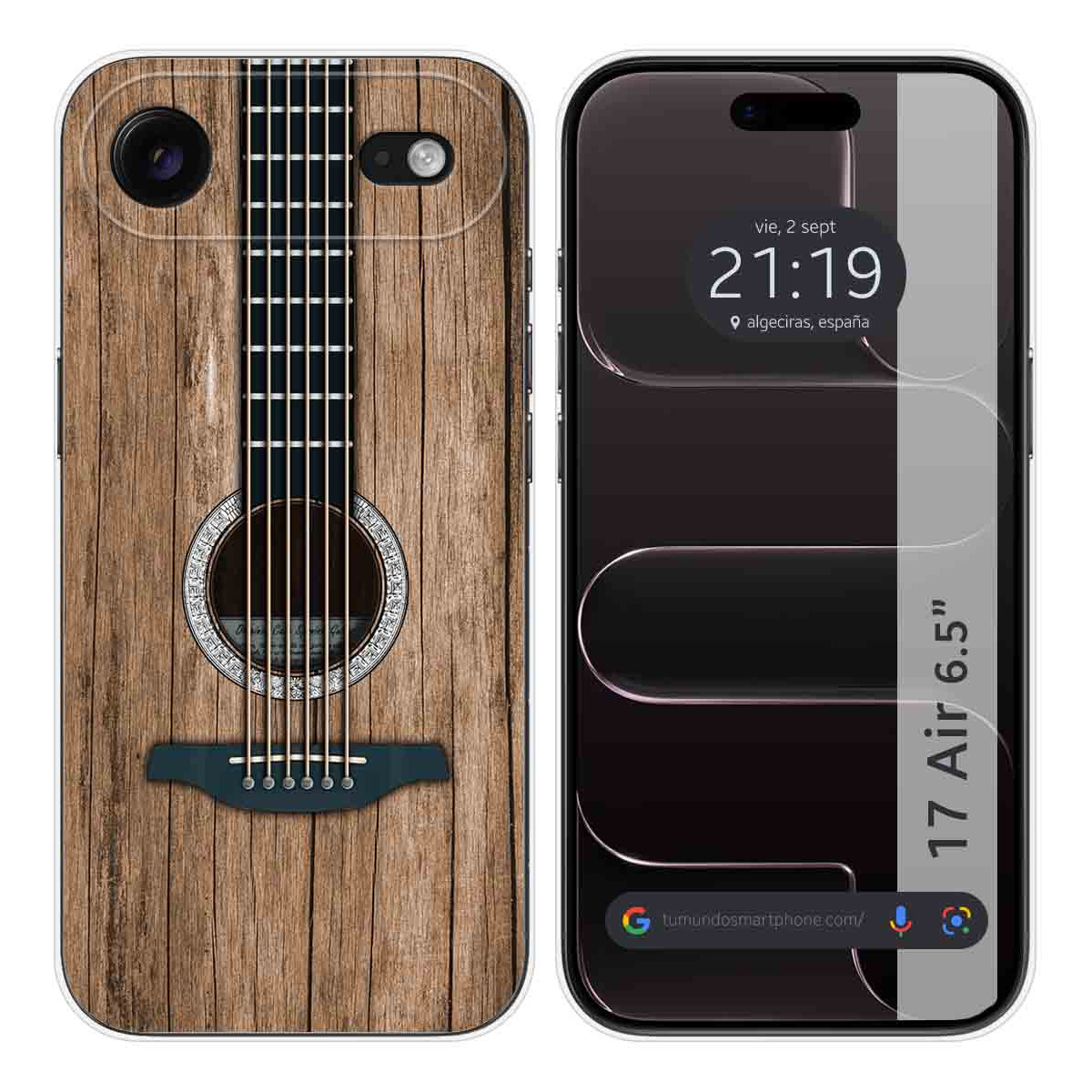 Funda Silicona para Iphone 17 Air (6.5) diseño Madera 11 Dibujos