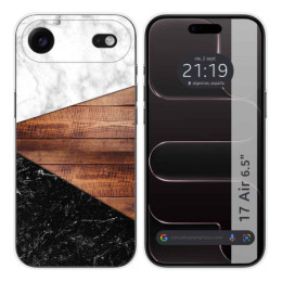 Funda Silicona para Iphone 17 Air (6.5) diseño Mármol 11 Dibujos