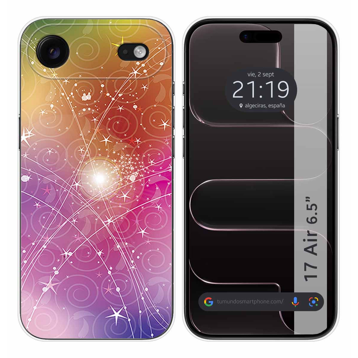 Funda Silicona para Iphone 17 Air (6.5) diseño Abstracto Dibujos