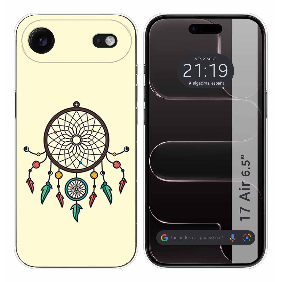 Funda Silicona para Iphone 17 Air (6.5) diseño Atrapasueños Dibujos