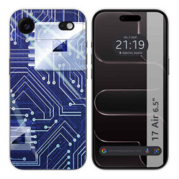 Funda Silicona para Iphone 17 Air (6.5) diseño Circuito Dibujos