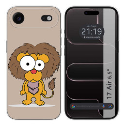 Funda Silicona para Iphone 17 Air (6.5) diseño Leon Dibujos