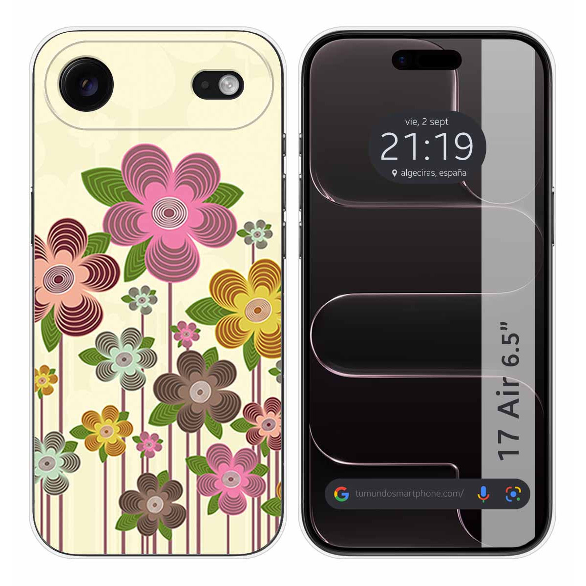 Funda Silicona para Iphone 17 Air (6.5) diseño Primavera En Flor Dibujos