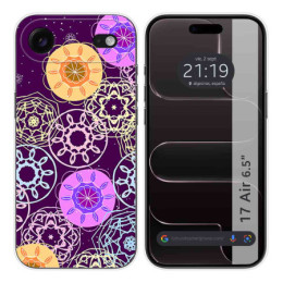 Funda Silicona para Iphone 17 Air (6.5) diseño Radial Dibujos