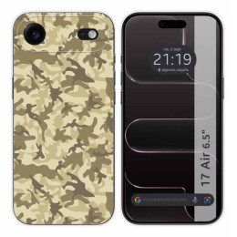 Funda Silicona para Iphone 17 Air (6.5) diseño Sand Camuflaje Dibujos