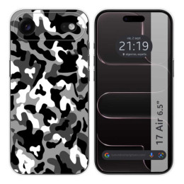 Funda Silicona para Iphone 17 Air (6.5) diseño Snow Camuflaje Dibujos